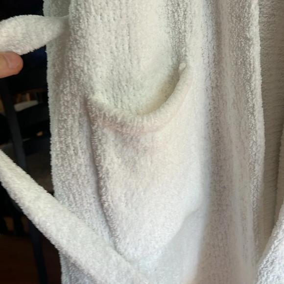 Kashwere Adult Robes - Signature Shawl Collar White Size S/M - Picture 4 of 4